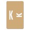 Smead Label, Folder, LetterK, PK100 67181 - alternate 1